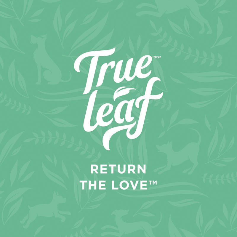 Trueleaf logo with text "Return the Love" underneath