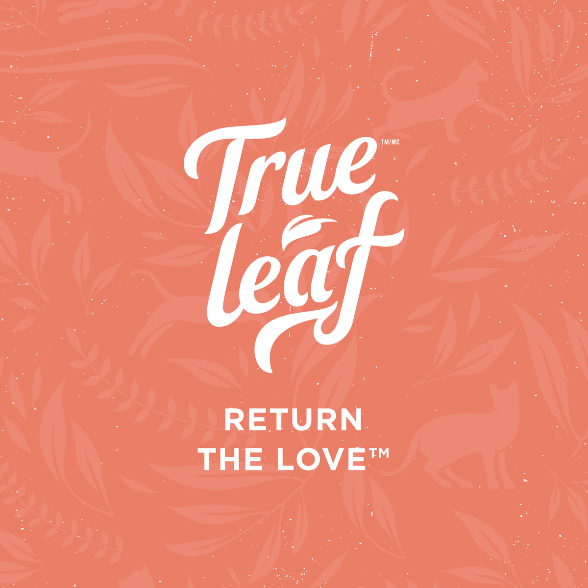 Trueleaf logo with text "Return the Love" underneath