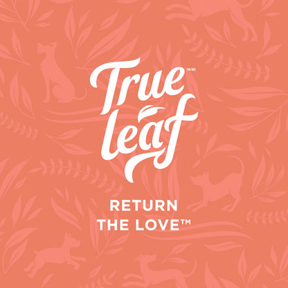 Trueleaf logo with text "Return the Love" underneath